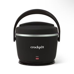 Black Portable Crockpot Food Warmer
